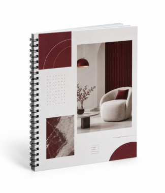 Spiralli katalog baskısı – temsili baskı örneği
