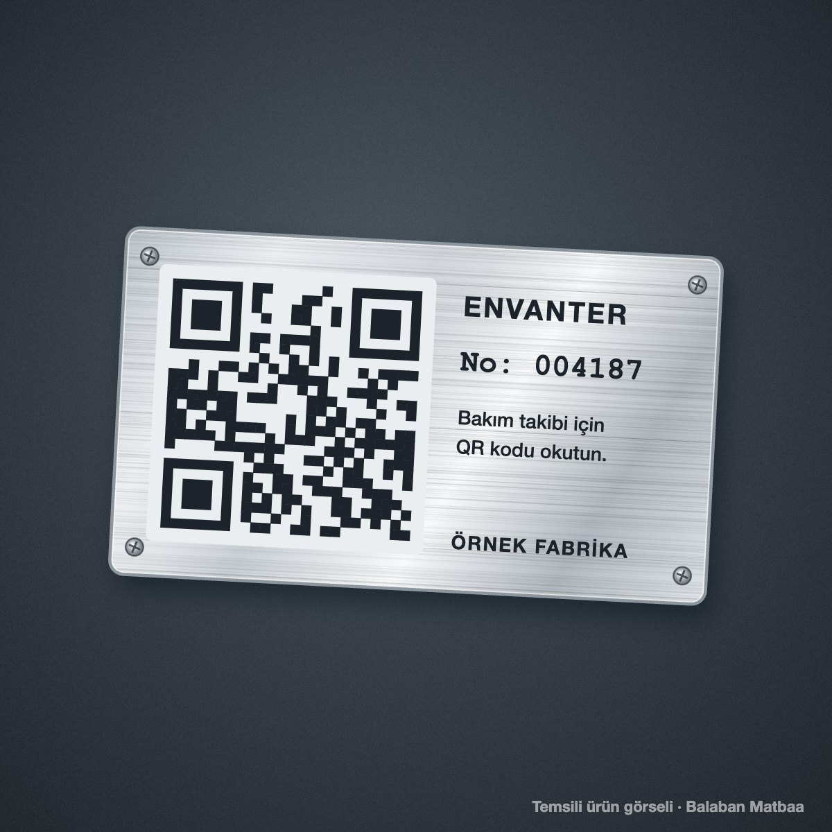 CE-05 QR Kodlu Envanter Etiketi CE-05 QR Kodlu Envanter Etiketi – temsili ürün görseli