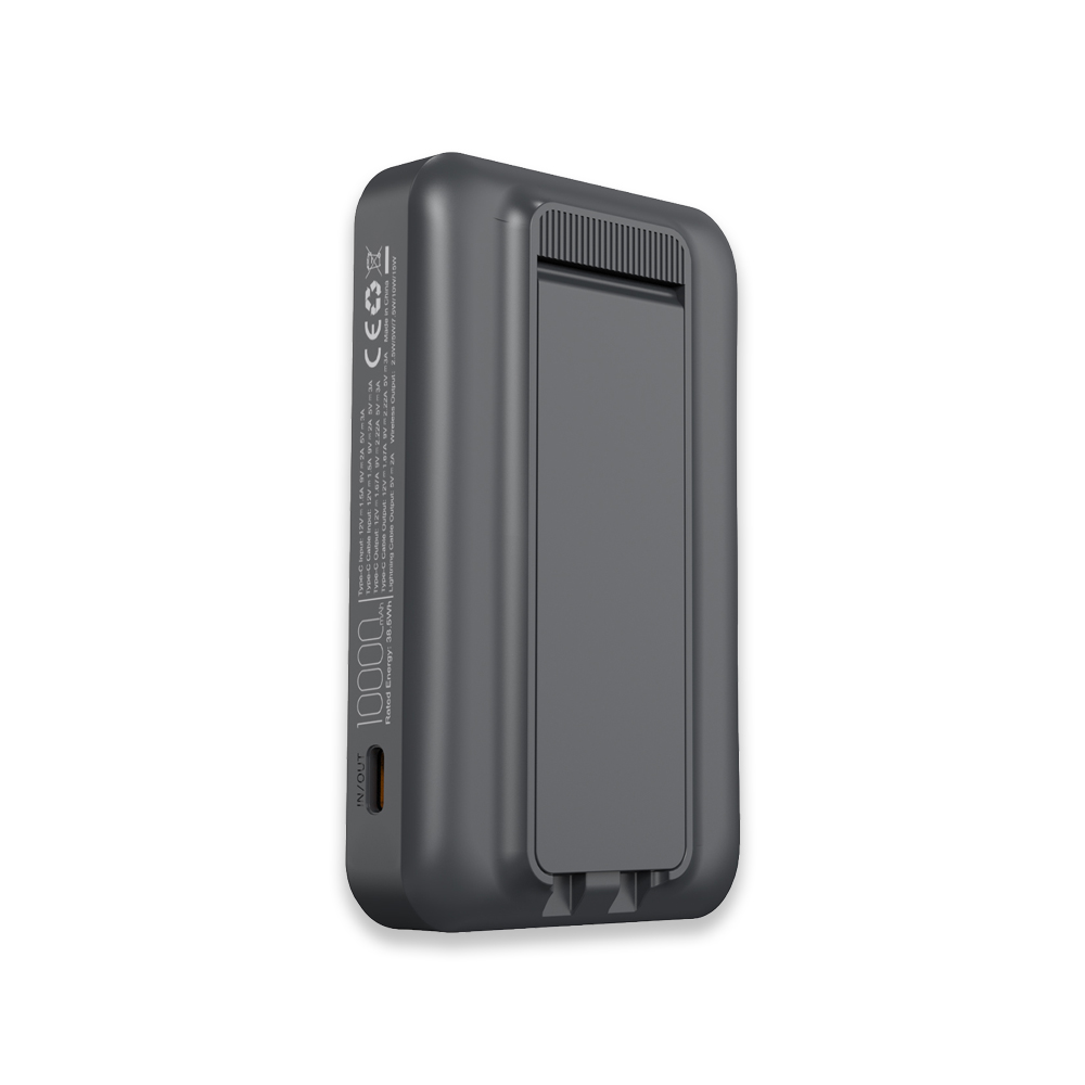 k250sy6.jpg K250 Işıklı Logo 15W MagSafe Powerbank 10000 mAh (Telefon, Saat, Kulaklık)) 3