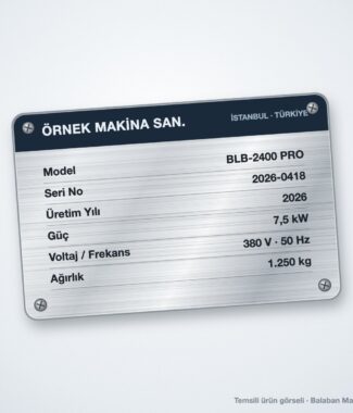 MAKİNE VE CİHAZ ETİKETLERİ