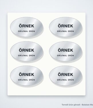 MZ-02 Metalize Gümüş Etiket – temsili ürün görseli