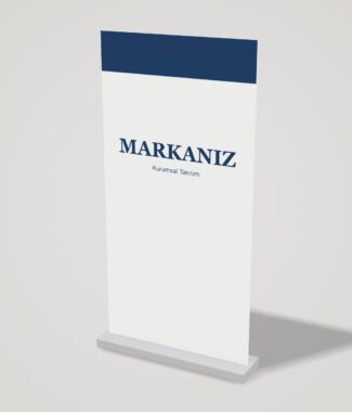 Geniş tabanlı lüks roll-up — temsili baskı görseli