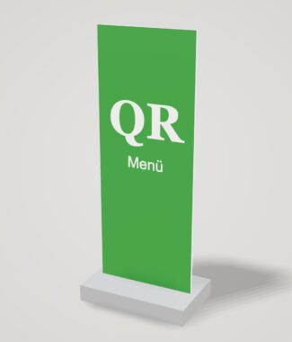 Masaüstü mini roll-up — temsili baskı görseli