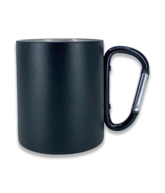 T110 Karabinalı Çelik Bardak 280 ml