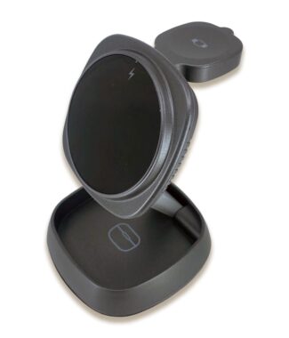W50 Kablosuz Şarj Standı (Telefon, Saat, Kulaklık)