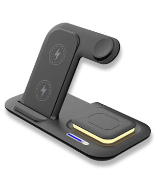 W60 Kablosuz Şarj Standı (Telefon, Saat, Kulaklık)
