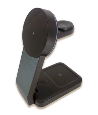 W90 Kablosuz Şarj Standı (Telefon, Saat, Kulaklık)